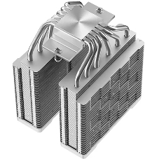Кулер для процессора DEEPCOOL AG620 G2 WH LGA1954/1851/1700/AM5/AM4 (9шт/кор, TDP 270W, PWM, DUAL Black Fan 120mm, 6 тепл. трубок, белый) RET