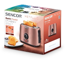 Тостер Sencor STS 6055RS розовый, 1000 Вт, 2 слота
