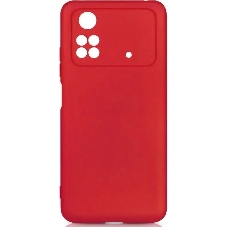 Чехол (клип-кейс) DF poCase-03 для Poco M4 Pro (4G) красный