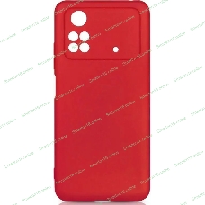 Чехол (клип-кейс) DF poCase-03 для Poco M4 Pro (4G) красный