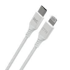 Кабель MORE CHOICE (4620202554192) K69ia 2м USB 3.0A PD 27W для Lightning ng 8-pin Type-C - 2м, белый