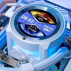 Система жидкостного охлаждения Thermalright Core Vision 360 (360mm, LED, White, ARGB/Fans: 3x120mm, 72.37CFM, 27.7dBA, 2000RPM/Pump height 66mm, Rad thickness 27mm/S: 1700, 1200, 1851, 115X, 2011, 2066, AM5, AM4)