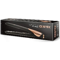 Выпрямитель для волос Centek CT-2023 черный/золотистый, 22 мм, 220 °C, 1 режим