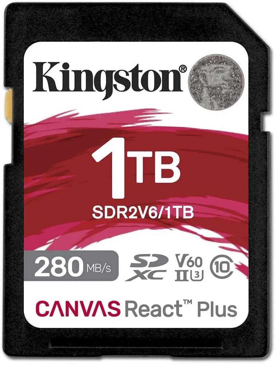 Флеш карта SDXC Kingston SDR2V6/1Tb Canvas React Plus w/o adapter 1Tb