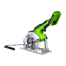 Циркулярная пила аккумуляторная GreenWorks G24MCS 24В, бесщеточная, без АКБ и ЗУ (1501207)