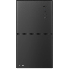 Компьютерный корпус CBR mATX Minitower V861, без БП, 2хUSB 2.0, HD Audio+Mic, черный PCC-MATX-V861-WPSU