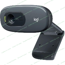 Веб-камера Logitech C270 HD 1280x720, 30 кадр/с, USB Type-A, микрофон (шумоподавление), автоосвещение, универсальное крепление
