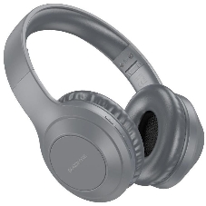 Беспроводные/проводные наушники Borofone BO20 Player серый, накладные, Bluetooth + проводной, складная конструкция, микрофон, до 28 ч Беспроводные/проводные наушники Borofone BO20 Player серый, накладные, Bluetooth + проводной, складная конструкция, микрофон, до 28 ч
