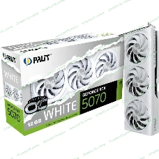 Видеокарта Palit NVIDIA GeForce RTX 5070 PA-RTX 5070 белый OC 12ГБ GamingPro, GDDR7