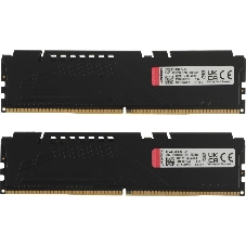 Оперативная память Kingston Fury Beast, DDR5, 32Gb (2x16Gb), 6400MHz, CL32, DIMM, с радиатором, черный