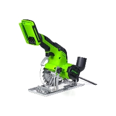 Циркулярная пила аккумуляторная GreenWorks G24MCS 24В, бесщеточная, без АКБ и ЗУ (1501207)