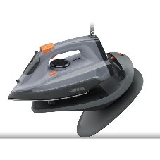 Утюг Cadena IC777C серый, 2600 Вт, 40 г/мин, 180 г/мин, 300 мл