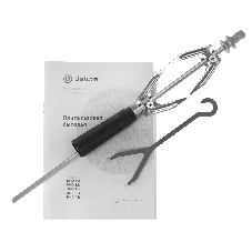 Плита Газовая De Luxe 5040.40г (кр) ЧР-012 серый (стеклянная крышка) реш.чугун