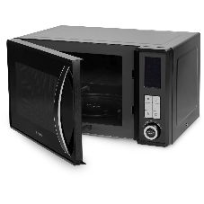 Микроволновая печь Hyundai HYM-D3009 черный, 23 л, 800 Вт, переключатели - кнопки, поворотный механизм