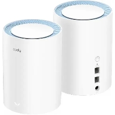 Бесшовный Mesh роутер Cudy M1200 (M1200 2-PACK) AC1200 Wi-Fi белый (упак.:2шт)