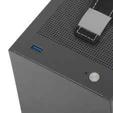 Компьютерный корпус без блока питания PCCooler I100 PRO MESH GY, Mesh Compact, серый, SPCC, no fans ITX 60/300/SFX PSU support; 1x2.5