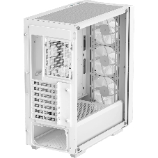 Компьютерный корпус Deepcool CC560 MESH V2 WH без БП, боковое окно (закаленное стекло), 3x120мм ARGb LED вентилятор спереди и 1x120мм ARGb LED вентилятор сзади, белый, ATX