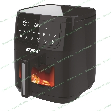 Аэрогриль Renova AF7-DTB1 черный, 1600 Вт, 7 л, сенсор, 8 программ