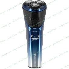 Электробритва роторная Hyundai H-SH8089 реж.эл.:3 питан.:аккум. голубой
