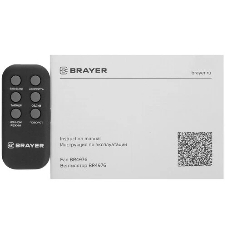 Вентилятор Brayer BR4976 зеленый, напольный, 76 Вт, 3 скорости