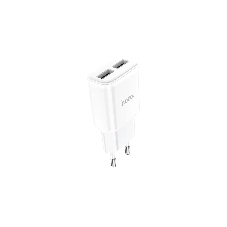 Блок питания (сетевой адаптер) HOCO C88A Star два порта USB, 2.4A, 10.8W белый