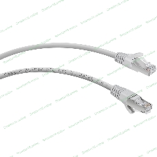 Шнур комм. Cabeus, кат. 5е, экр., F/UTP, RJ45/RJ45, LSZH, AWG24, 0.5м, серый
