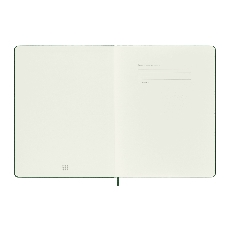 Блокнот MOLESKINE Classic, 192стр, в клеточку, твердая обложка, зеленый qp091k15