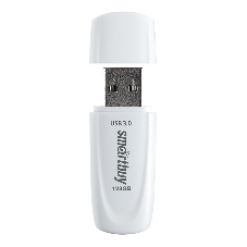 Флешка USB Smartbuy Scout white (SB128GB3SCW), 128Gb, USB 3.0, R/W 100/40, белый