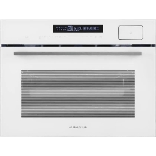 Духовой Шкаф электрический с паром Maunfeld MCMO5016STGW, 50л, дверца с 2 стеклами, белый