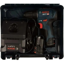 Дрель-шуруповерт Bosch GSR 12V-30, 12 В, 2 Ач, 30 Нм, бесщеточный