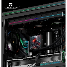 Система водяного охлаждения Thermalright Peerless Vision 360 UB Soc-AM5/AM4/1200/1700/1851 черный 4-pin 28.1dB Al Ret (P-VISION-UB-360-BL-ARGB)