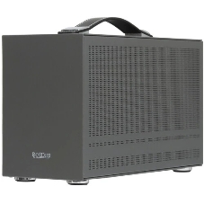 Компьютерный корпус без блока питания PCCooler I100 PRO MESH GY, Mesh Compact, серый, SPCC, no fans ITX 60/300/SFX PSU support; 1x2.5