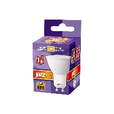 Лампа светодиодная JazzWay PLED-SP 7Вт 3000К теплый белый GU10 520лм 230В