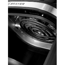 Аэрогриль Brayer 2038BR черный, 1600 Вт, 7 л, сенсор, 12 программ