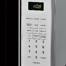 Микроволновая печь BBK 20MWS-729S/BS серебристый/черный, 20 л, 700 Вт, переключатели - сенсор