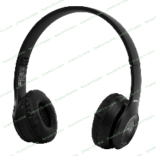 Беспроводные/проводные наушники Ergolux ELX-BTHP01-C02 черный, накладные, Bluetooth  + проводной, складная конструкция, до 6 ч