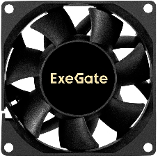 Вентилятор корпусной ExeGate EX08038S2P-24, 80 мм, 4500 об/мин, 43 дБ, 2-pin, без подсветки