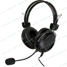 Гарнитура A4Tech HU-35 чёрный, проводная