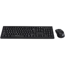 Комплект клавиатура+мышь Oklick 600M проводной, USB, 1200 DPI, чёрный