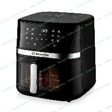 Аэрогриль Brayer 2038BR черный, 1600 Вт, 7 л, сенсор, 12 программ