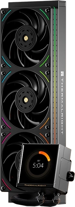 Система водяного охлаждения Thermalright Peerless Vision 360 UB Soc-AM5/AM4/1200/1700/1851 черный 4-pin 28.1dB Al Ret (P-VISION-UB-360-BL-ARGB)