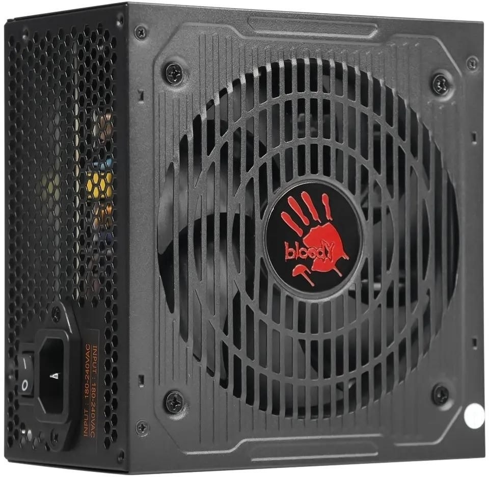 Блок питания Bloody BD-PS700W, 700Вт, 80 PLUS WHITE, 120мм, черный