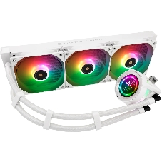 Система жидкостного охлаждения Thermalright Core Vision 360 (360mm, LED, White, ARGB/Fans: 3x120mm, 72.37CFM, 27.7dBA, 2000RPM/Pump height 66mm, Rad thickness 27mm/S: 1700, 1200, 1851, 115X, 2011, 2066, AM5, AM4)