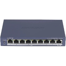 Коммутатор Hikvision DS-3E1309P-EI(O-STD)(B), 8×100 Мбит/с PoE + 1×1 Гбит/с, настраиваемый