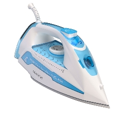 Утюг Maxvi SI2202 белый/голубой, 2200 Вт, 30 г/мин,	110 г/мин, 400 мл