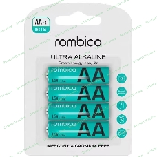 Батарея ALKALINE AA X 4 AB-LR06A ROMBICA