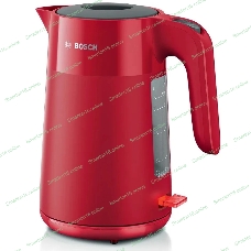 Чайник электрический Bosch TWK 2M164, 1.7 л, красный