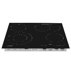 Электрическая варочная поверхность Indesit IRCM 660 B, 4 конфорки, с зоной расширения, стеклокерамика, 6700 Вт