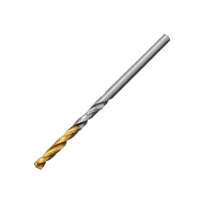 Сверло спиральное по металлу Denzel 3,2 x 65мм, Р6М5, Golden Tip, 2 шт.