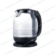 Чайник электрический BQ KT1833G черный/стальной, 2200 Вт, 1.7 л